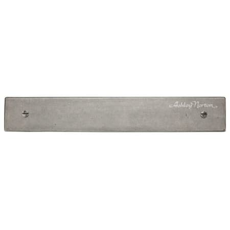 Ashley Norton Rectangular 5-1/2" Long 3-3/4" Center to Center Luxury Solid Bronze Cabinet Pull Backplate Dark Bronze