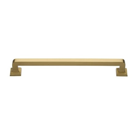 Ashley Norton Avery 12" Center to Center Luxury Solid Brass Block Style Appliance Handle / Pull Satin Brass