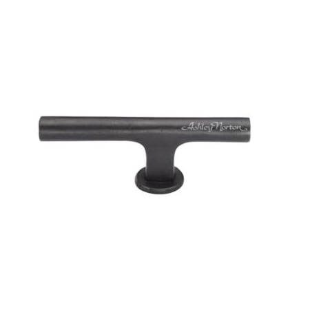 Ashley Norton Gallery 3 1/2" Wide Luxury Solid Bronze Offset "T" Bar Cabinet Pull Cabinet Knob Dark Bronze