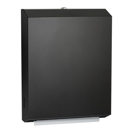 ASI Surface Mounted Vertical C-Fold Paper Towel Dispenser Matte Black
