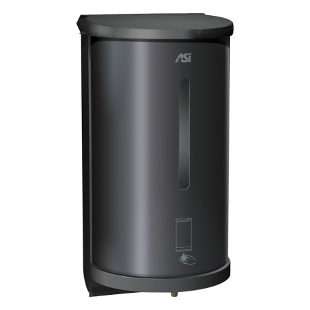 ASI Surface Mounted Electronic Liquid Soap and Gel Hand Sanitizer Dispenser with 27 oz Capacity Matte Black