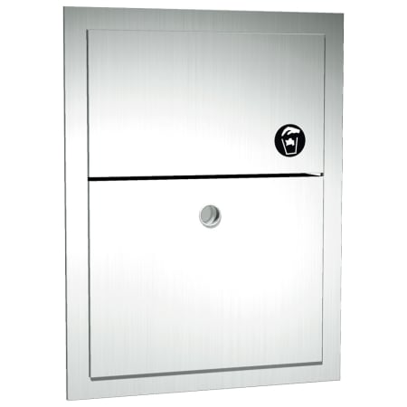 ASI Recessed Sanitary Napkin Disposal Satin Stainless Steel