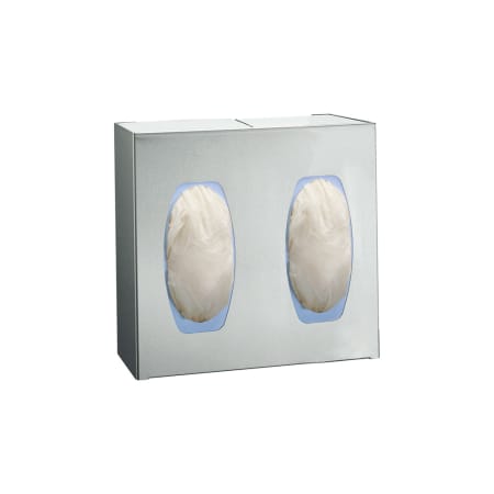 ASI Surface Mounted Surgical Glove Dispenser - Two Boxes Satin Stainless Steel
