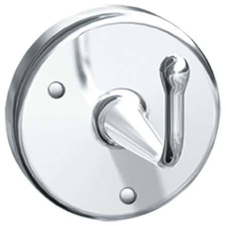 ASI Wall Mounted Robe Hook with Exposed Screws Chrome
