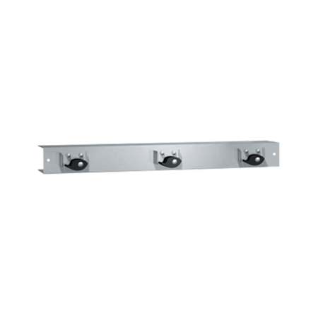 ASI Wall Mounted Mop Rack Satin Stainless Steel