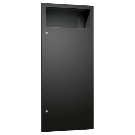 ASI Simplicity Recessed Bathroom Waste Receptacle Matte Black
