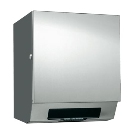 ASI Surface Mounted Automatic Paper Towel Dispenser - 110-240V / AC Satin Stainless Steel