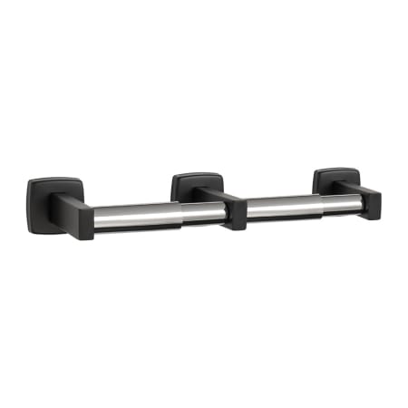ASI Surface Mounted Double Roll Toilet Tissue Holder Matte Black