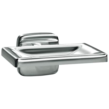 ASI Wall Mounted Soap Dish with Drain Holes Satin Stainless Steel