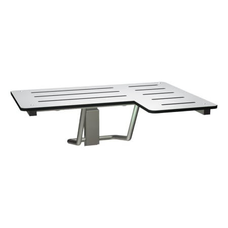 ASI 33" L-Shaped Folding Shower Seat - Left Hand White