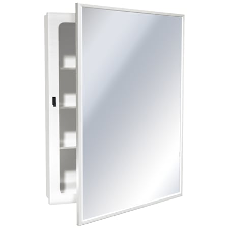 ASI 18-1/4" W x 24-1/4" H Recessed Medicine Cabinet Enameled Steel