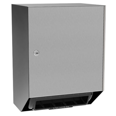 ASI Surface Mounted Automatic Paper Towel Roll Dispenser - Battery Operated Satin Stainless Steel