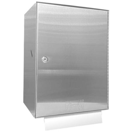 ASI Surface Mounted Paper Towel Dispenser Satin Stainless Steel