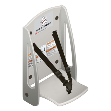 ASI Wall Mounted Toddler Safety Seat Beige