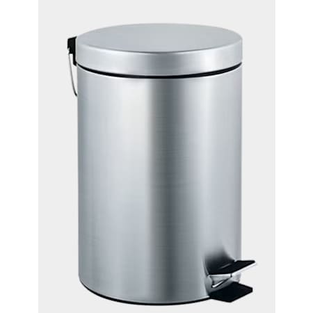ASI Pedal Activated Cover Waste Receptacle Satin Stainless