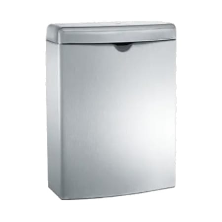 ASI Roval Surface Mounted Sanitary Waste Receptacle Satin Stainless