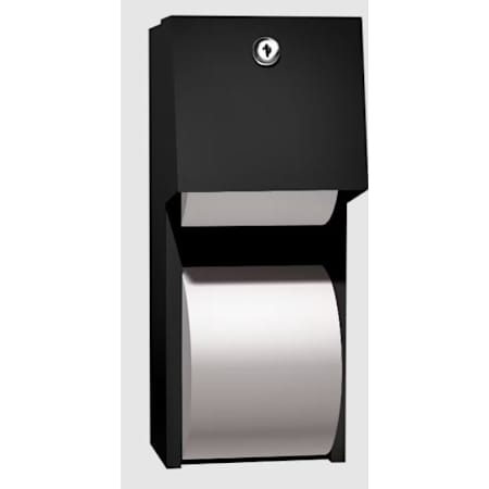 ASI Surface Mounted Multi-Roll Toilet Tissue Dispenser Matte Black