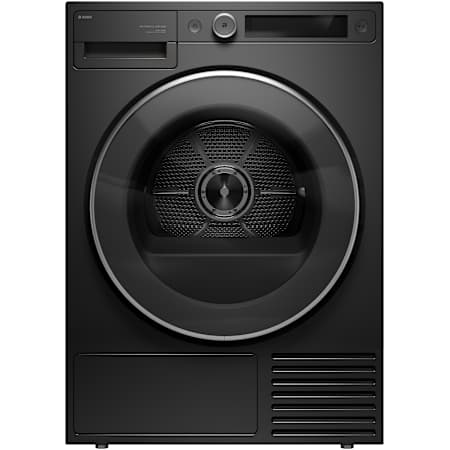 Asko 5 Series 24 Inch Wide 5.2 Cu. Ft. Energy Star Certified Electric Dryer with Heat Pump Graphite Black
