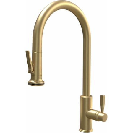 Aspect by Waterstone Lurano 1.75 GPM Single Hole Pull Down Kitchen Faucet - Includes Escutcheon Chardonnay