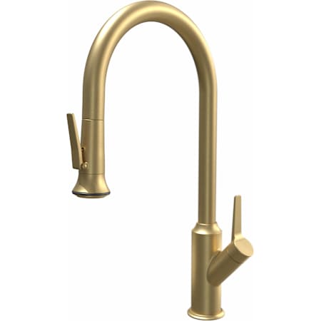 Aspect by Waterstone Macari 1.75 GPM Single Hole Pull Down Kitchen Faucet Chardonnay