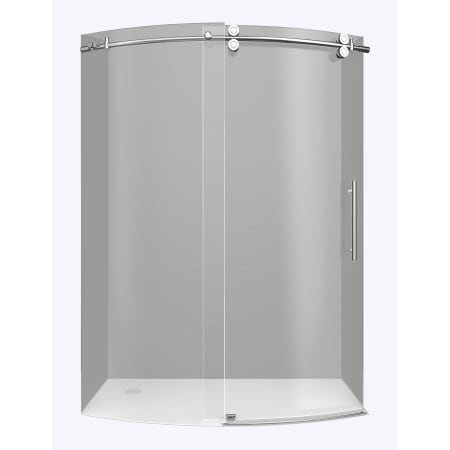 Aston-SDR981-60-10-R-Shower Door in Stainless Steel
