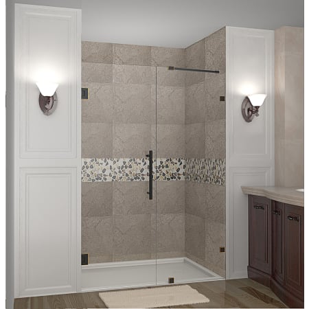 Aston-SDR985-47-10-Installed Door in Oil Rubbed Bronze