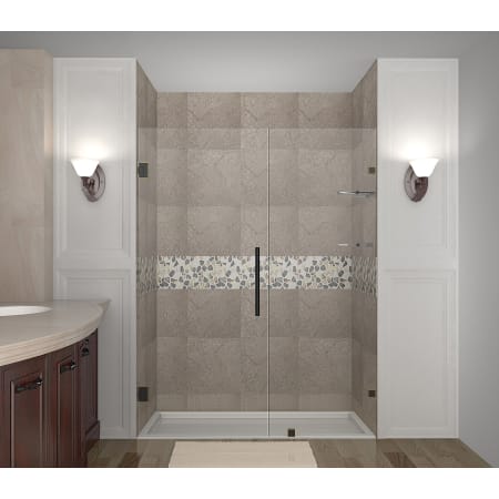 Aston-SDR990-51-10-Installed Door in Oil Rubbed Bronze