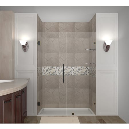 Aston-SDR990-55-10-Installed Door in Oil Rubbed Bronze