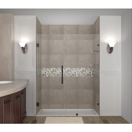 Aston-SDR990-62-10-Installed Door in Oil Rubbed Bronze