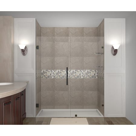 Aston-SDR990-68-10-Installed Door in Oil Rubbed Bronze