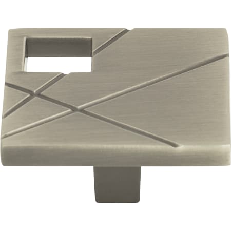 Atlas Homewares Modernist 1-1/2 Inch Square Cabinet Knob Brushed Nickel