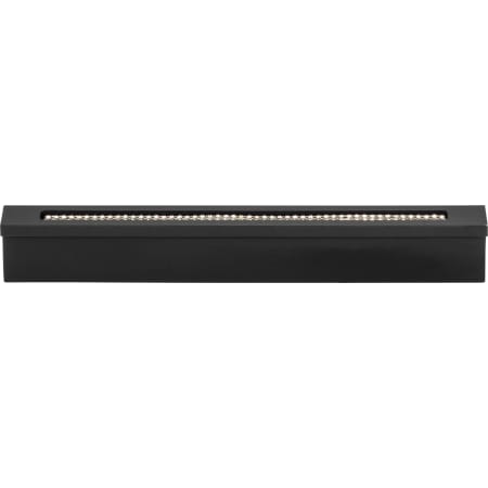 Atlas Homewares Crystal 3-3/4 Inch Center to Center Rectangular Cabinet Pull Matte Black