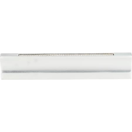 Atlas Homewares Crystal 5 Inch Center to Center Rectangular Cabinet Pull Matte Chrome