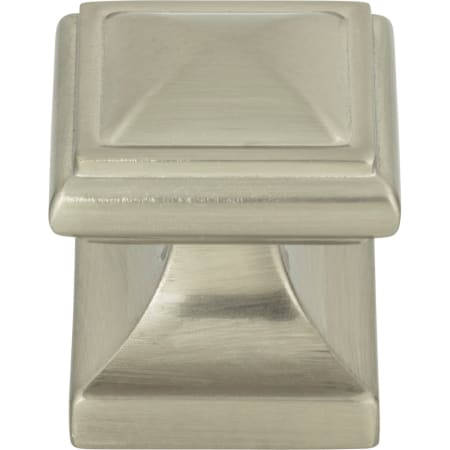 Atlas Homewares Wadsworth 1-1/4 Inch Square Cabinet Knob Brushed Nickel