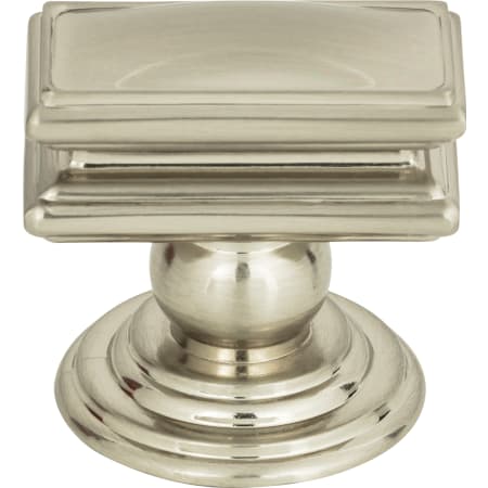 Atlas Homewares Campaign 1-1/2 Inch Rectangular Cabinet Knob Brushed Nickel