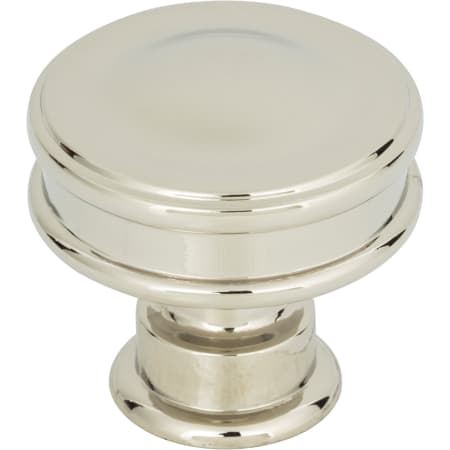Atlas Homewares Oskar 1-1/4 Inch Mushroom Cabinet Knob Polished Nickel