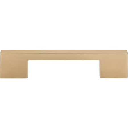 Atlas Homewares Thin Square 5-1/16 Inch Center to Center Handle Cabinet Pull Champagne
