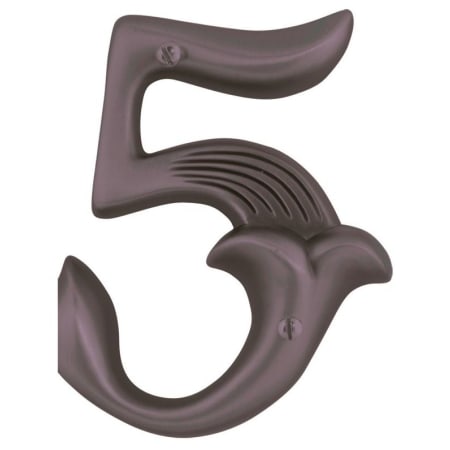 Atlas Homewares Alhambra Address Number 5 Aged Bronze