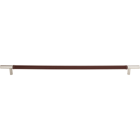 Atlas Homewares Zanzibar 17 Inch Center to Center Appliance Pull Brown / Polished Chrome