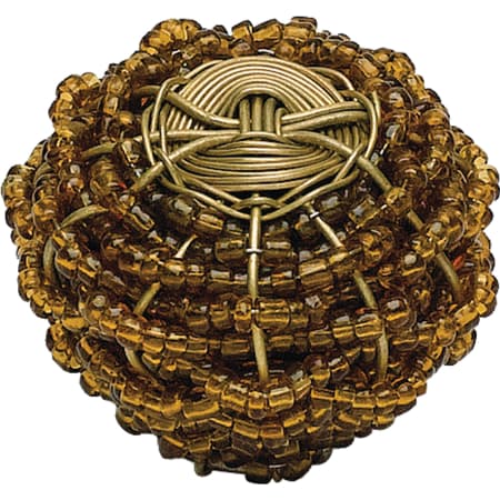 Atlas Homewares Bollywood 1-1/2 Inch Diameter Mushroom Cabinet Knob Bronze & Brass