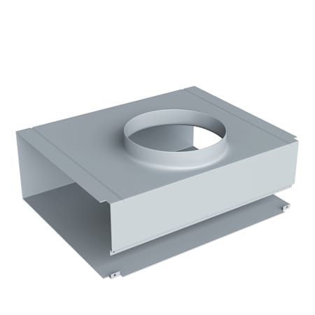 Avallon Wall Mount Recirculation Deflector for 6 Inch Ducting Stainless Steel