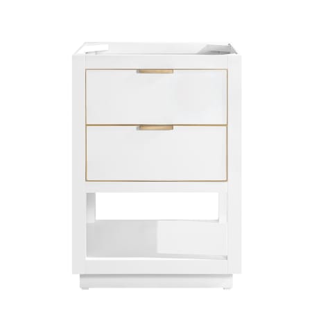 Avanity Allie 24" Single Free Standing Wood Vanity Cabinet Only - Less Vanity Top White