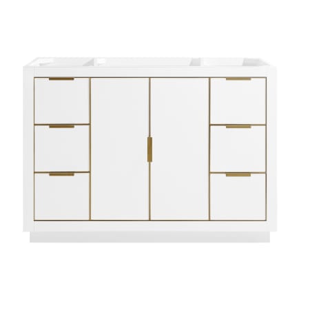 Avanity Austen 48" Single Free Standing Wood Vanity Cabinet Only - Less Vanity Top White
