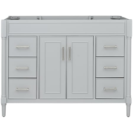 Avanity Bristol 48" Single Free Standing Vanity Cabinet Only - Less Vanity Top Light Gray