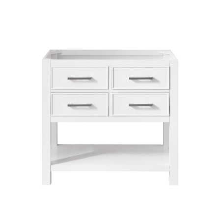 Avanity Brooks 36" Single Free Standing Wood Vanity Cabinet Only - Less Vanity Top White