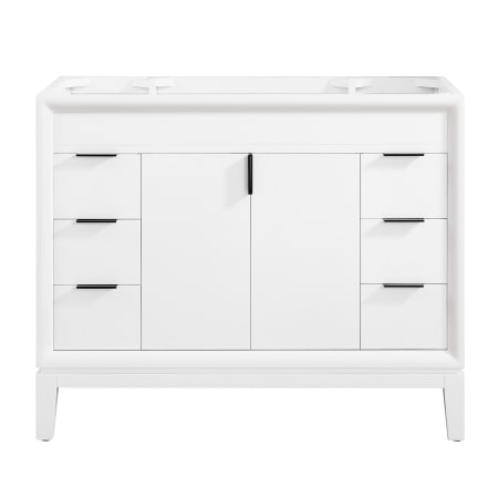Avanity Emma 42" Single Free Standing Wood Vanity Cabinet Only - Less Vanity Top White