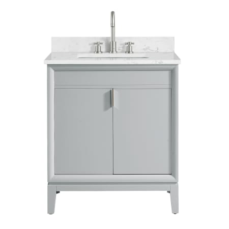 Avanity Emma 32" Free Standing Single Basin Vanity Set with Cabinet and Engineered Stone Vanity Top Dove Gray