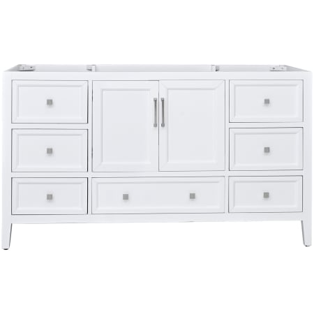 Avanity Everette 60" Single Free Standing Vanity Cabinet Only - Less Vanity Top White