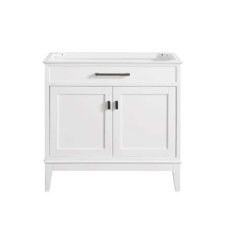 Avanity Madison 36" Single Free Standing Vanity Cabinet Only - Less Vanity Top White