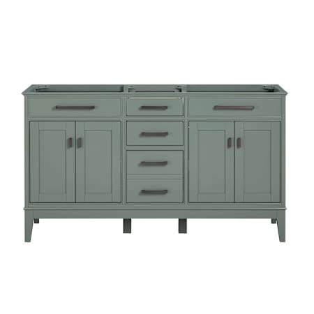 Avanity Madison 60" Double Free Standing Vanity Cabinet Only - Less Vanity Top Smoke Green